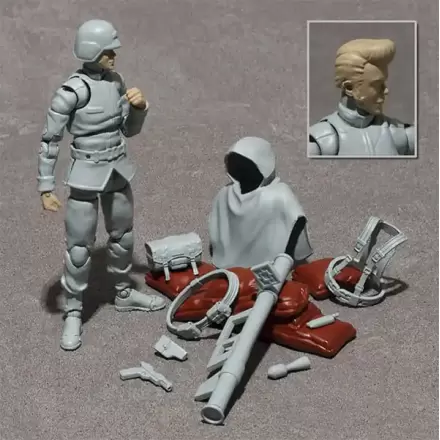 Mobile Suit Gundam G.M.G. Earth United Army Soldier 01 akciófigura 10 cm termékfotó