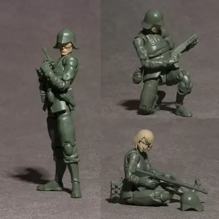 Mobile Suit Gundam G.M.G. Principality of Zeon General Soldier 01-03 Set 3 db-os akciófigura csomag 10 cm termékfotó