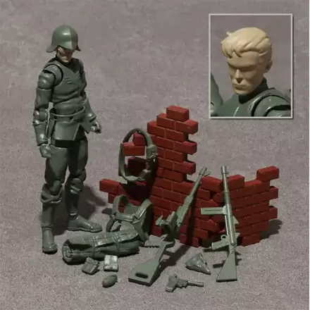 Mobile Suit Gundam G.M.G. Principality of Zeon General Soldier 01 akciófigura 10 cm termékfotó