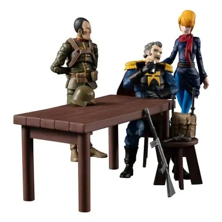 Mobile Suit Gundam G.M.G. Principality of Zeon Team Ramba Ral Akciófigura és jármű csomag 10 cm termékfotó