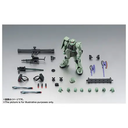 Mobile Suit Gundam Robot Spirits MS 06 Zaku ver ANIME Reissue figura 12,5cm termékfotó