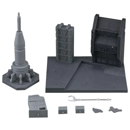 Mobile Suit Gundam SEED Realistic Model Series Diorama G Structure GS06M Heliopolis Battle Stage Material Color Edition 18 cm termékfotó
