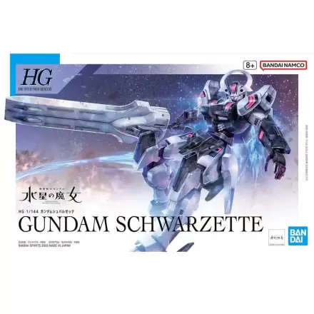Mobile Suit Gundam: The Witch from Mercury Gundam Schwarzette figura termékfotó