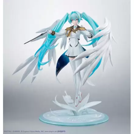 Mobile Suit Gundam x Hatsune Miku Lucrea Hatsune Miku x Wing Gundam Zero EW 45th Anniversary PVC szobor figura 27 cm     termékfotó