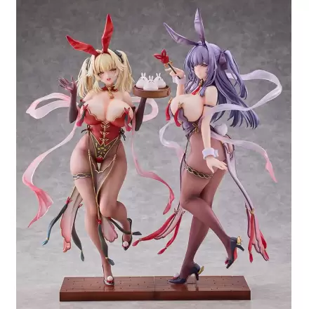 Moehime Union 1/4 Cheongsam Bunny Yuri & Stella szobor figurák 45 cm termékfotója