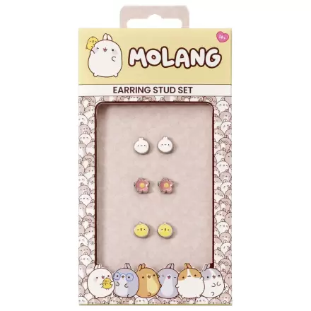Molang 3 db-os fülbevaló csomag termékfotó