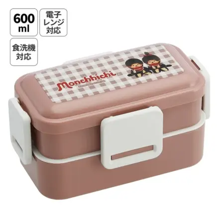 Monchhichi 2 rekeszes uzsonnás doboz 230ml + 370ml termékfotó