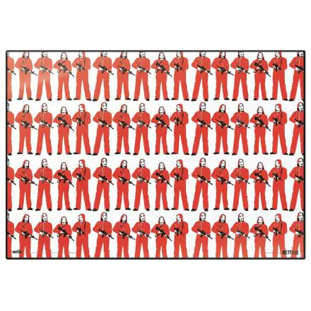 Money Heist Desk mat figures aszali könyöklő egérpad termékfotó