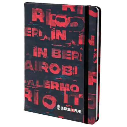 Money Heist prémium jegyzetfüzet termékfotó