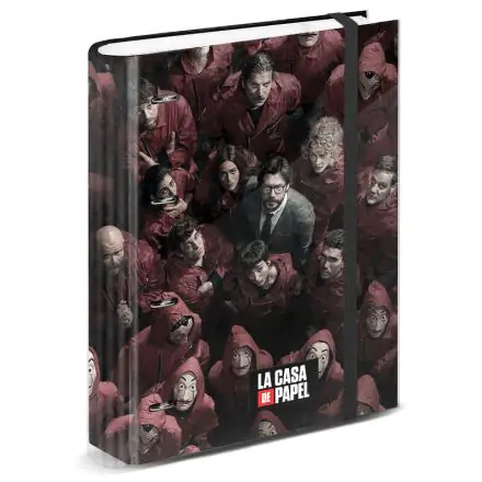 Money Heist Together A4 gyűrűs karton irattartó lapokkal termékfotó