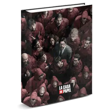 Money Heist Together A4 gyűrűs karton irattartó mappa termékfotó
