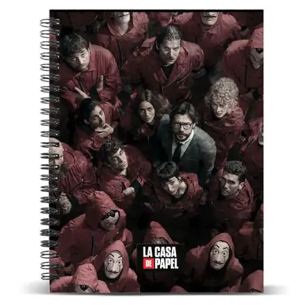 Money Heist Together A4 jegyzetfüzet termékfotó