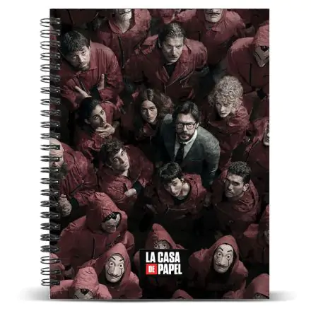 Money Heist Together A5 jegyzetfüzet termékfotó