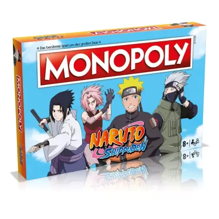 Monopoly Naruto Shippuden német nyelvű társasjáték termékfotója