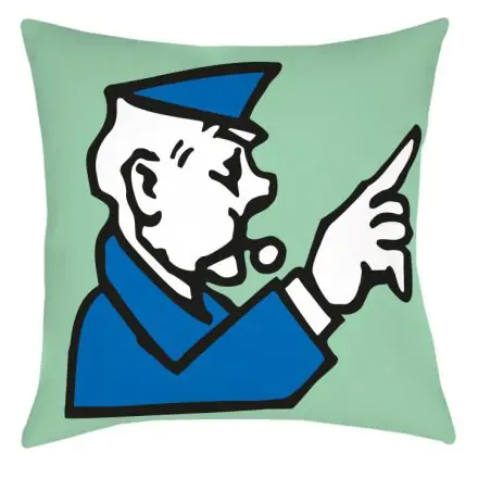 Monopoly párna, díszpárna 40*40 cm termékfotó
