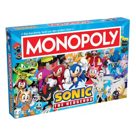 Monopoly Sonic the Hedgehog német nyelvű társasjáték termékfotója