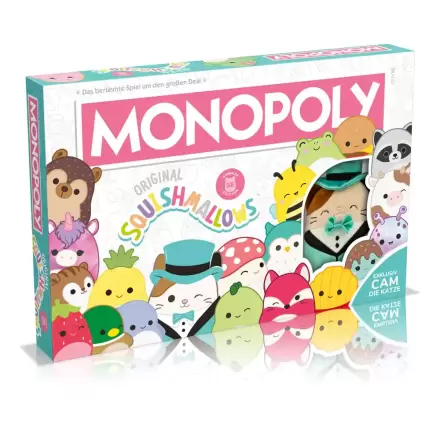 Monopoly Squishmallows német nyelvű társasjáték termékfotója