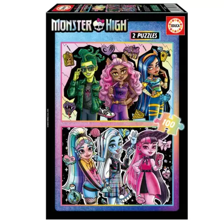 Monster High puzzle 2x100db-os termékfotó