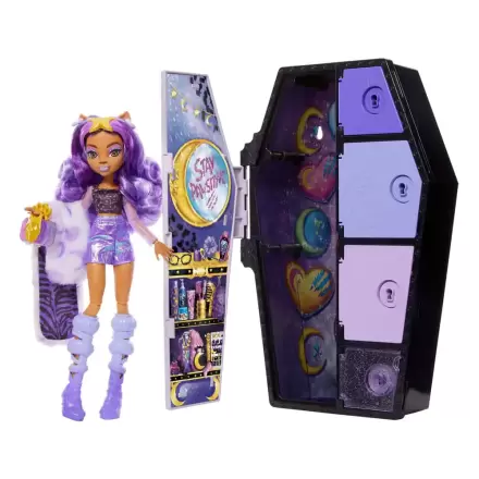 Monster High Skulltimate Secrets: Fearidescent Doll Clawdeen Wolf figura 25 cm termékfotó