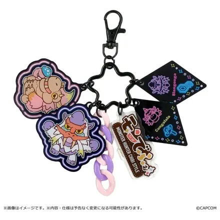 Monster Hunter Chibi Style Akril kulcstartó Multi Charm: Blangonga & Congalala termékfotó