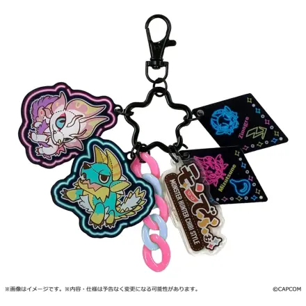 Monster Hunter Chibi Style Akril kulcstartó Multi Charm: Zinogre & Mizutsune termékfotó
