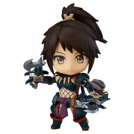 Monster Hunter World Iceborne Hunter Female Nargacuga Alpha Armor Deluxe Nendoroid figura 10cm termékfotó