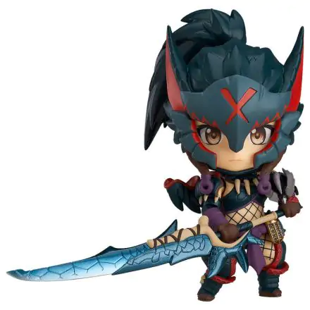 Monster Hunter World Iceborne Hunter Female Nargacuga Alpha Armor Nendoroid figura 10cm termékfotó