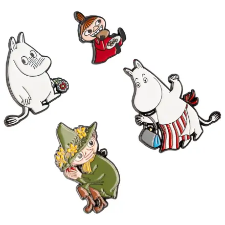 Moomin 4 db-os kitűző csomag termékfotó
