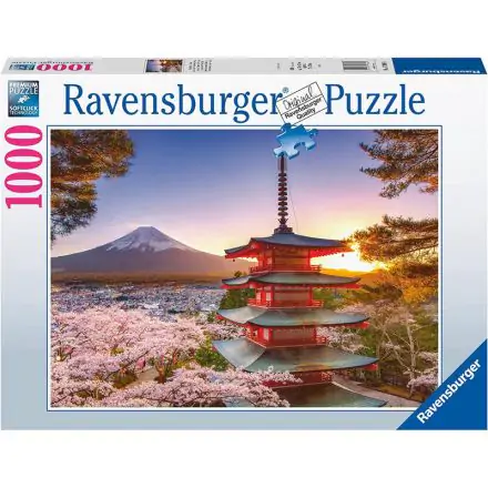 Mount Fuji cherry blossoms puzzle 1000db-os termékfotó