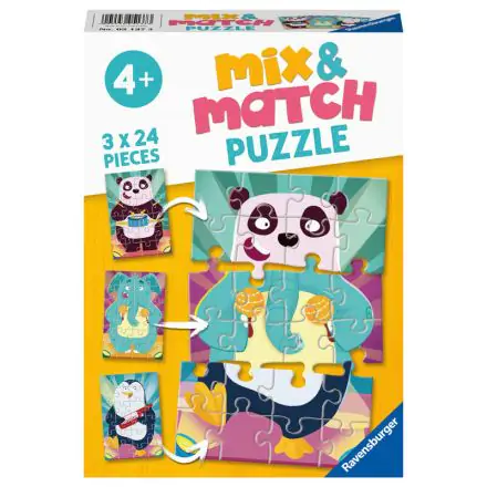 Musical animals puzzle 2x24db-os termékfotó