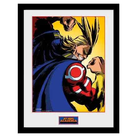 My Hero Academia All Might bekeretezett poszter termékfotó