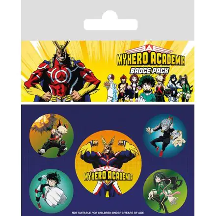My Hero Academia Characters kitűző csomag (5 darab) termékfotója