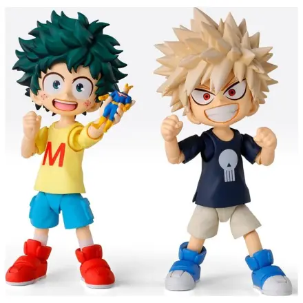 My Hero Academia S.H.Figuarts akciófigura Izuku Midoriya & Katsuki Bakugo -Childhood Set - 9 cm termékfotó
