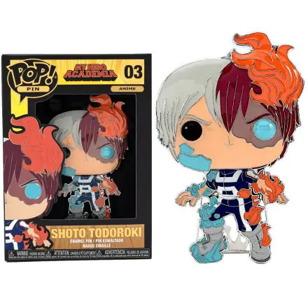 My Hero Academia Shoto Todoroki Big Enamel POP kitűző 10cm termékfotó