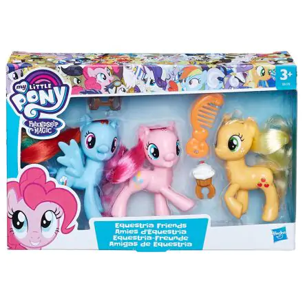 My Little Pony Equestria Friends 3db-os figura csomag 8cm termékfotó