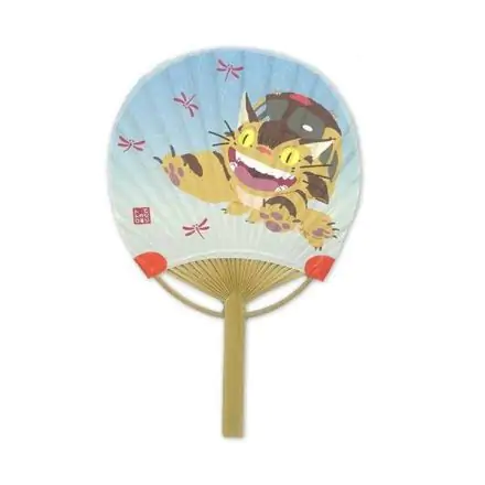 My Neighbor Totoro Catbus & Dragonfly legyező termékfotó