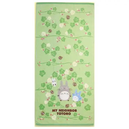 My Neighbor Totoro Totoro Green Leaf törölköző 70 x 140 cm termékfotó