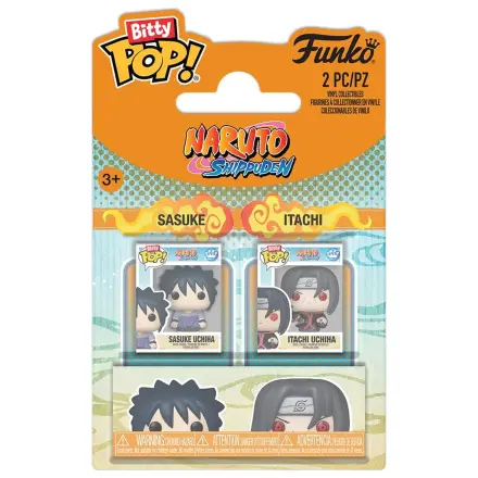 Naruto Bitty Funko POP! Vinyl 2 db-os figura csomag Sasuke & Itachi 2 cm termékfotó