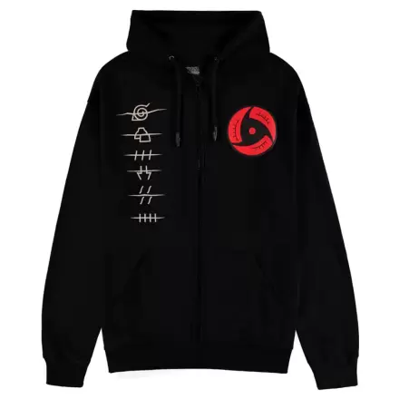 Naruto Shippuden Akatsuki Symbols cipzáras pulóver termékfotója
