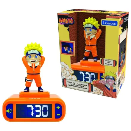 Naruto Shippuden éjszakai lámpa és digitális ébresztőóra termékfotó