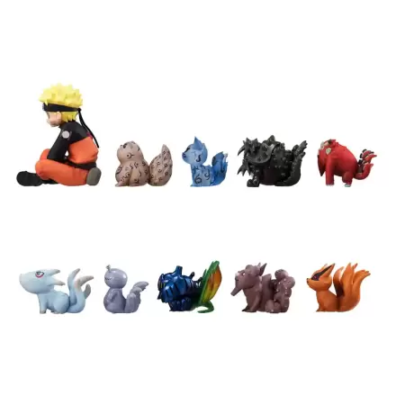 Naruto Shippuden Gaiden G.E.M. Series Naruto Uzumaki & Biju Set PVC szobor figura 7 cm termékfotó