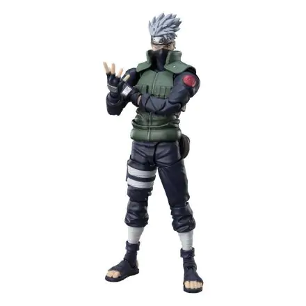 Naruto Shippuden S.H. Figuarts akciófigura Kakashi Hatake -The famed Sharingan Hero- 16 cm termékfotója