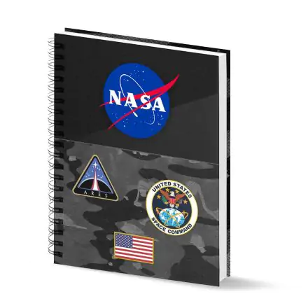 NASA Camo A5 jegyzetfüzet termékfotó