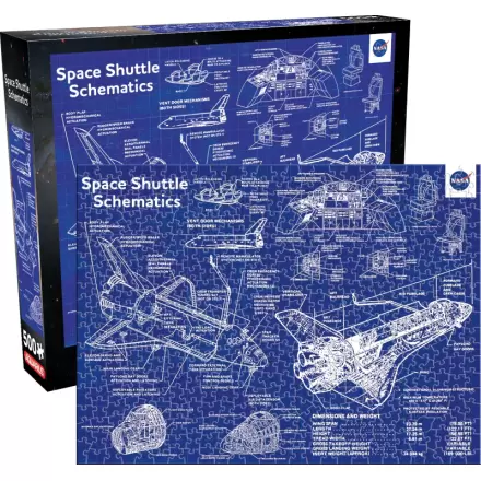 NASA Shuttle Schematic Puzzle (500pcs) termékfotója