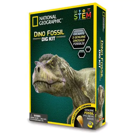 National Geographic Dig and Discover dinoszaurusz fosszília csomag termékfotó