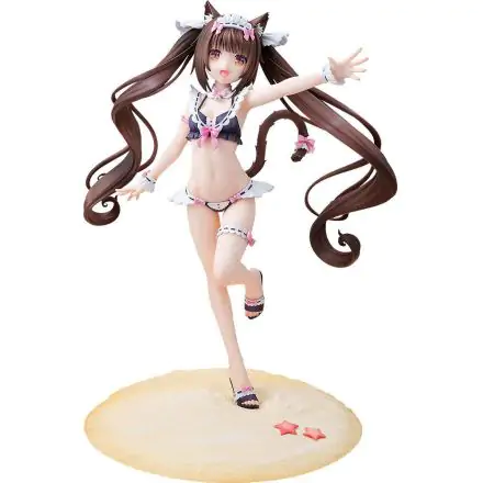 Nekopara 1/7 Chocola: Maid Swimsuit Ver. PVC szobor figura 26 cm termékfotó