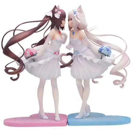 Nekopara 1/7 Nekopara Chocola & Vanilla Dream of Eden Ver. PVC szobor figurák 23 cm termékfotója