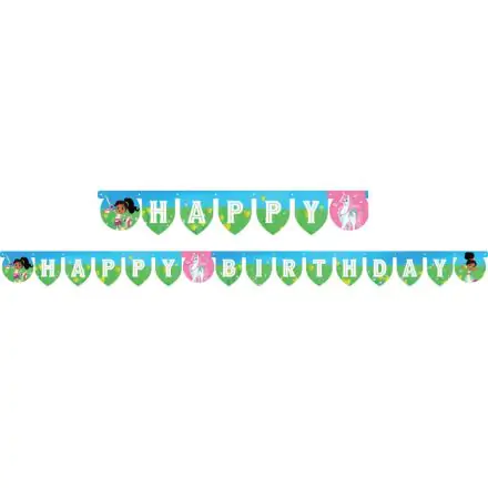 Nella, a hercegnő lovag Happy Birthday felirat termékfotó