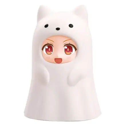 Nendoroid More Kigurumi Face Parts Case for Nendoroid Figures Ghost Cat White 10 cm termékfotó