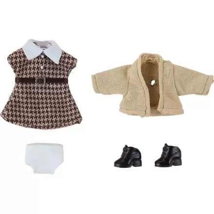 Nendoroid Outfit Set: Campus Outfit Girl (Beige) kiegészítő Nendoroid figurákhoz termékfotó
